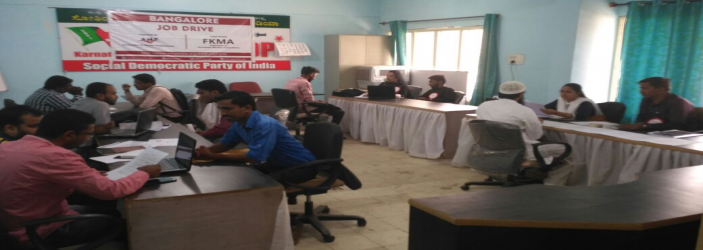 AMP Conducts Successful Job Drive in Bangalore